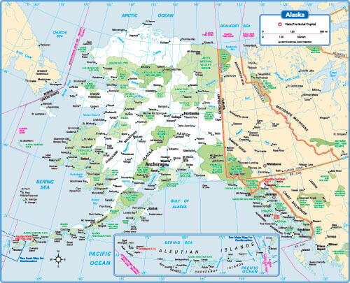 Alaska State Map