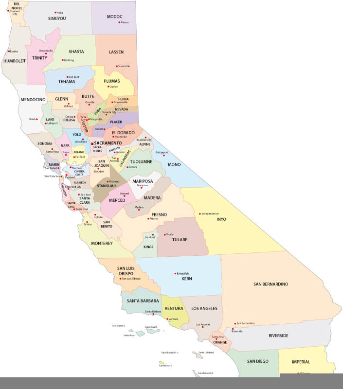 California County Map