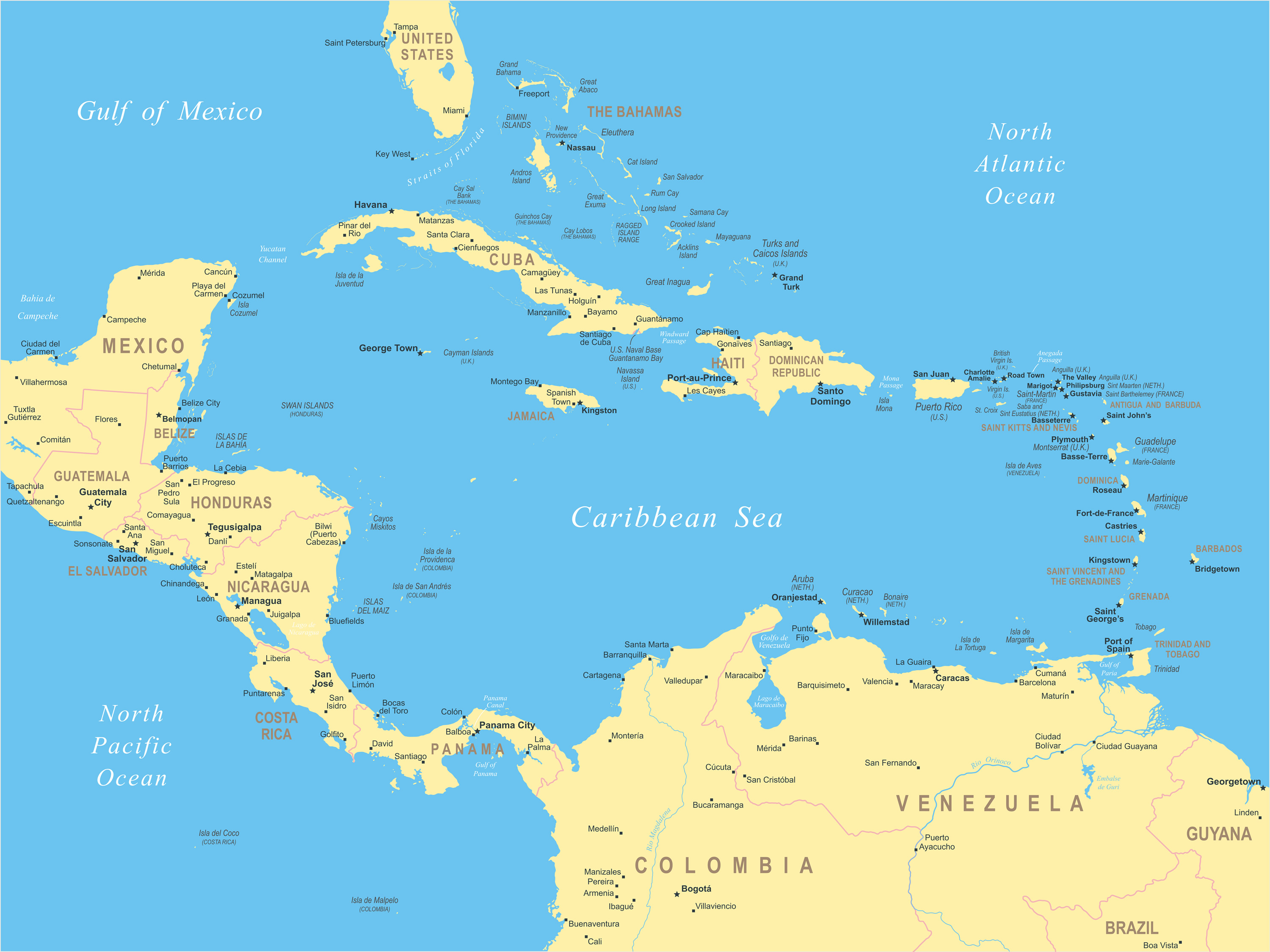 Map of Cuba - Guide of the World