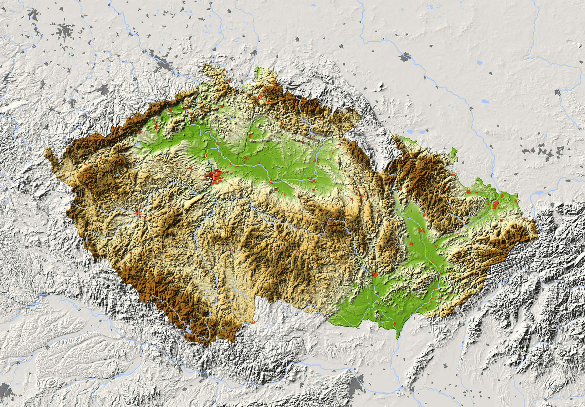 Czech Republic Map Guide Of The World