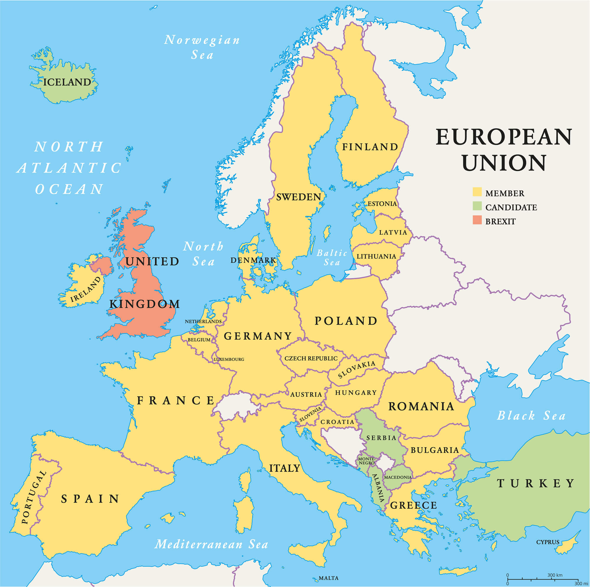 Europe Map Finland