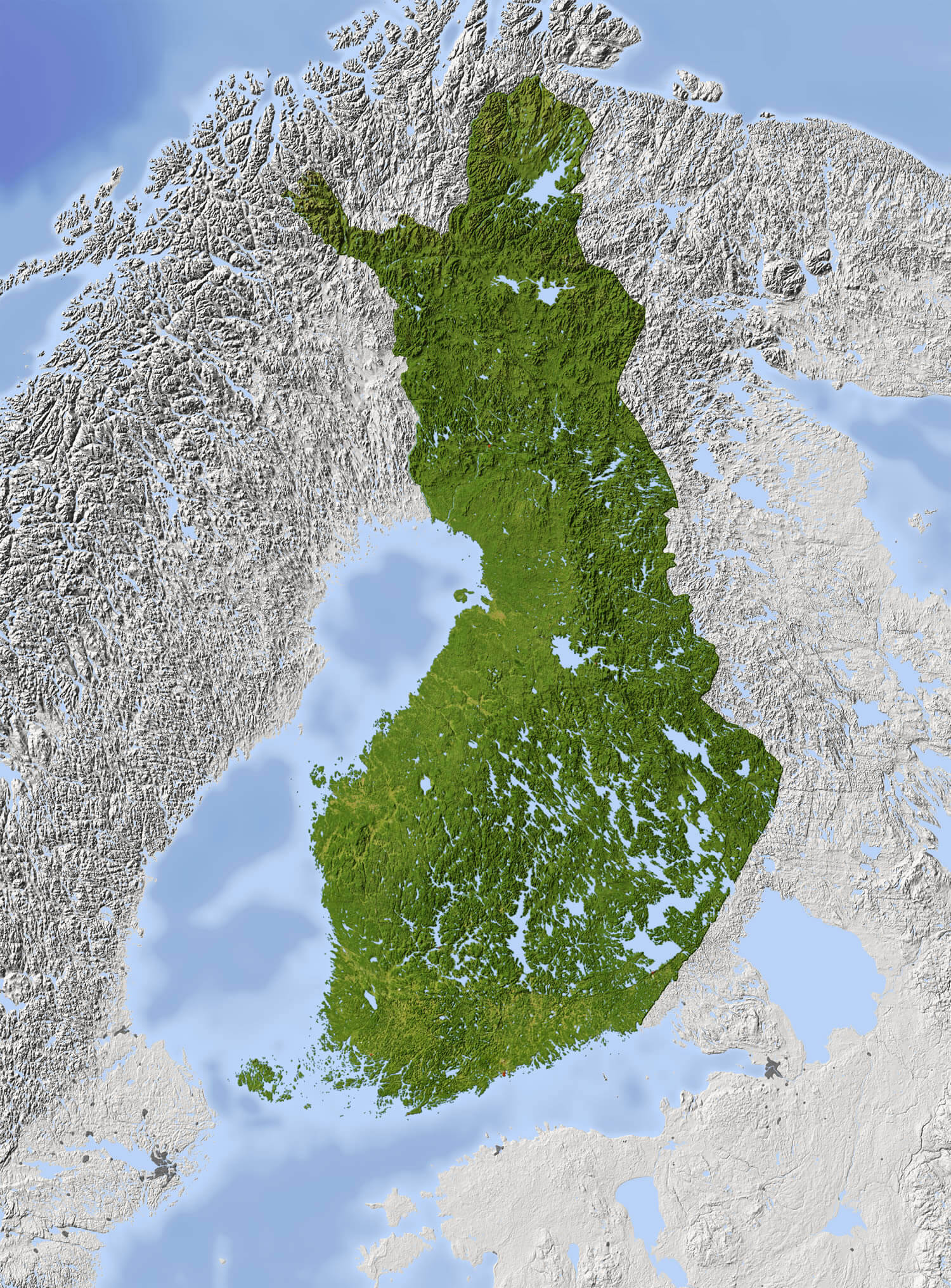 Finland Map - Guide of the World