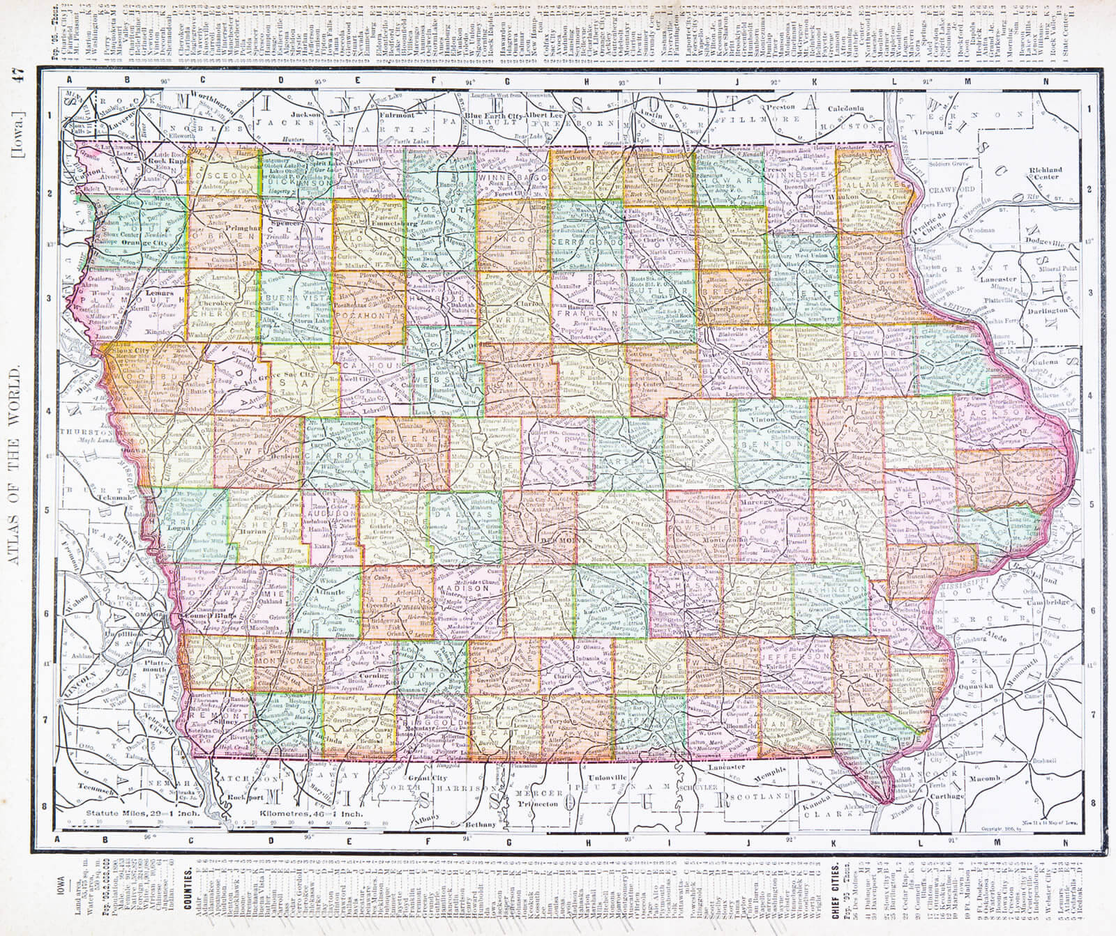 Iowa State Atlas 1900