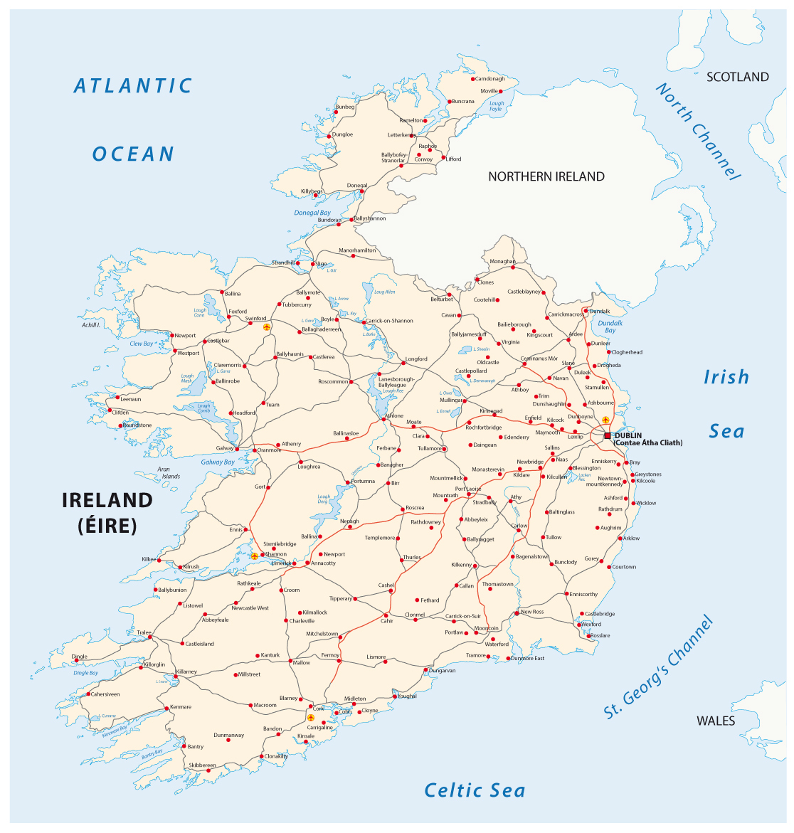 Ireland Road Map