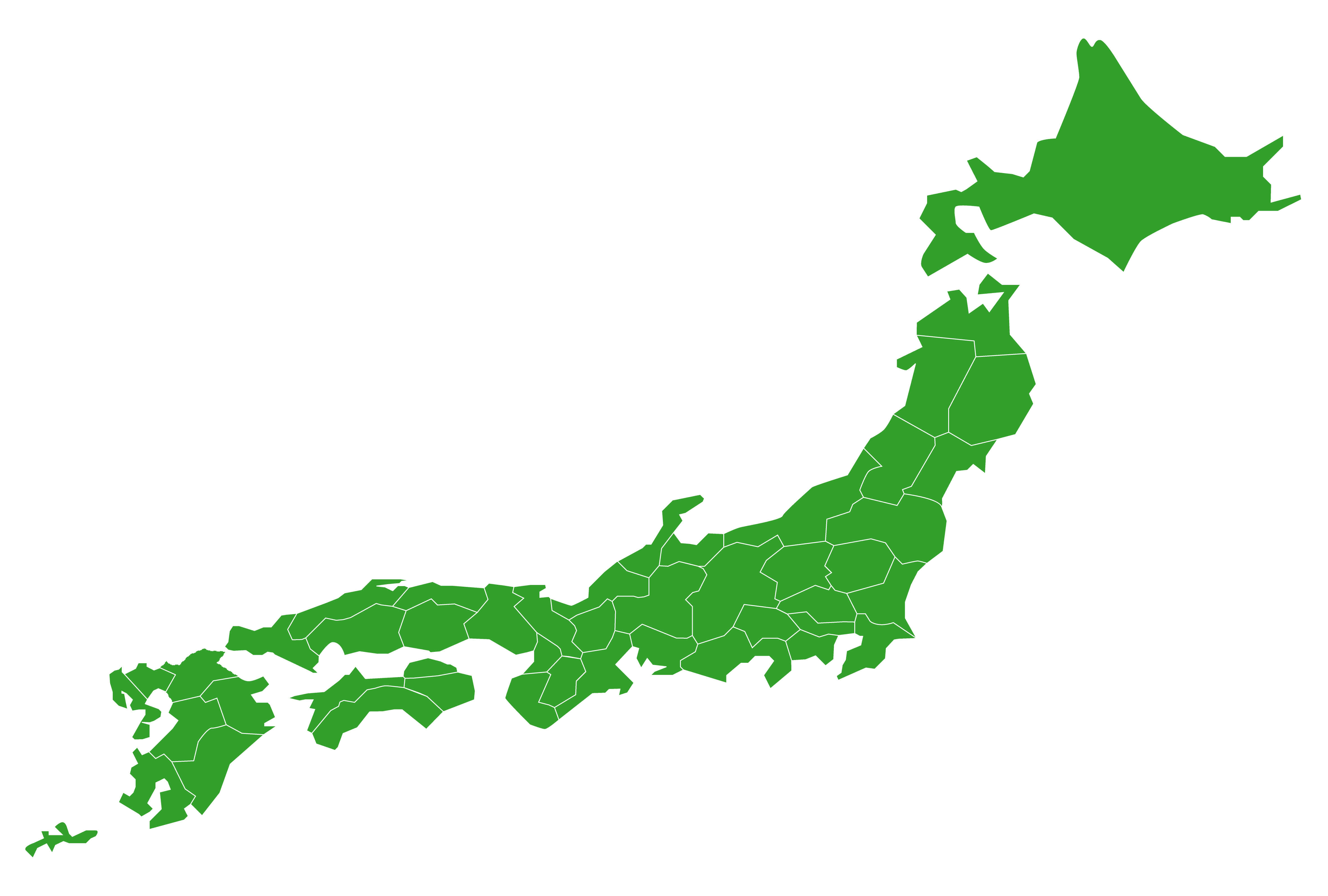 Japan Blank Map