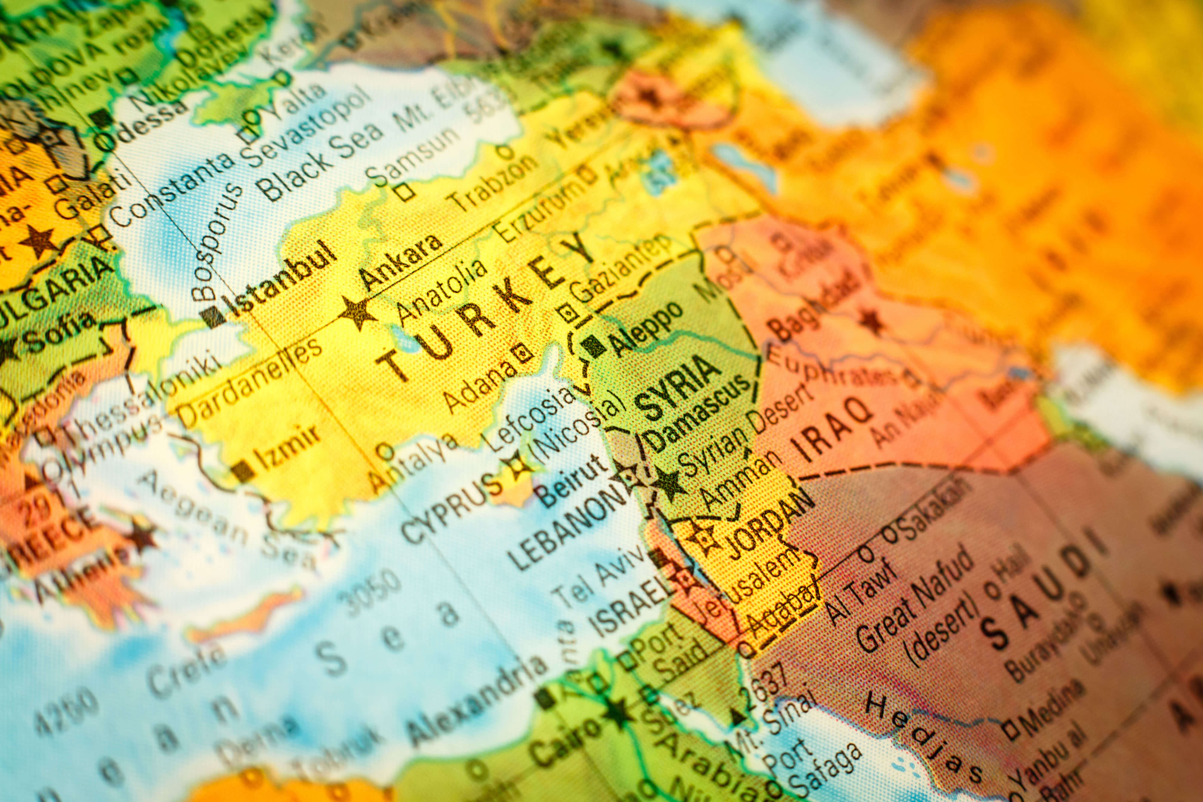 Turkey Map - Guide of the World