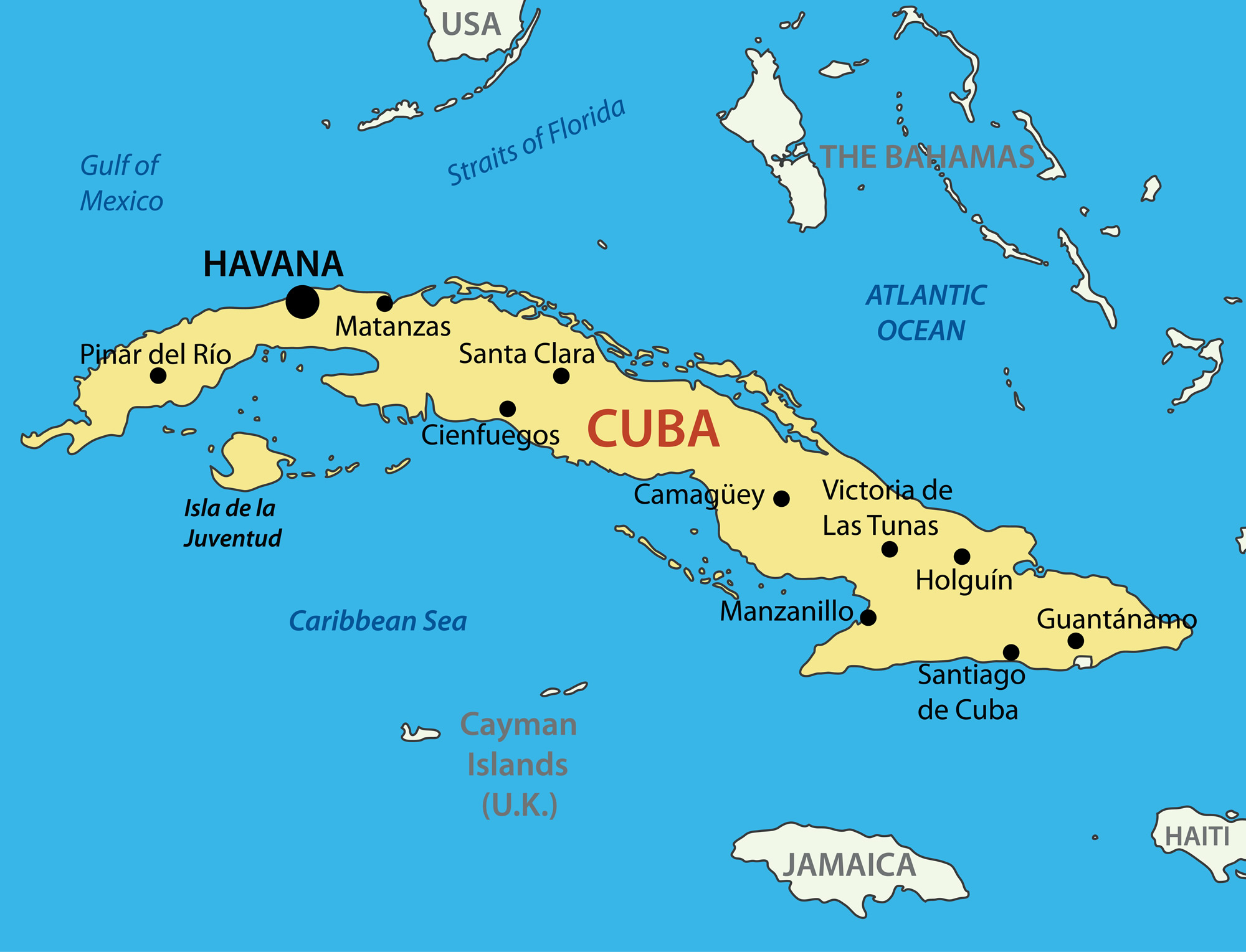 which countries visit cuba