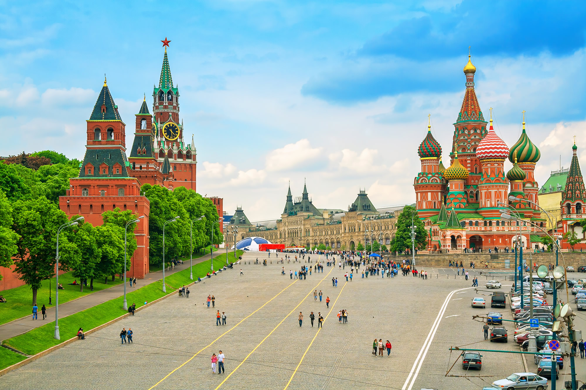 St. Basil at the Red Square in Moscow