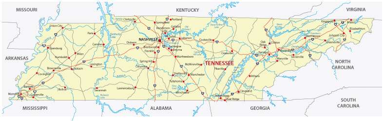 Tennessee road map