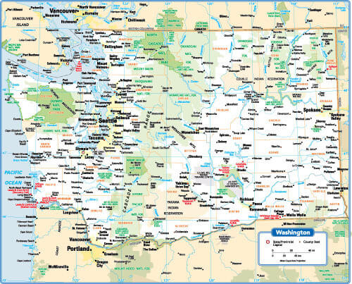 Washington State Map