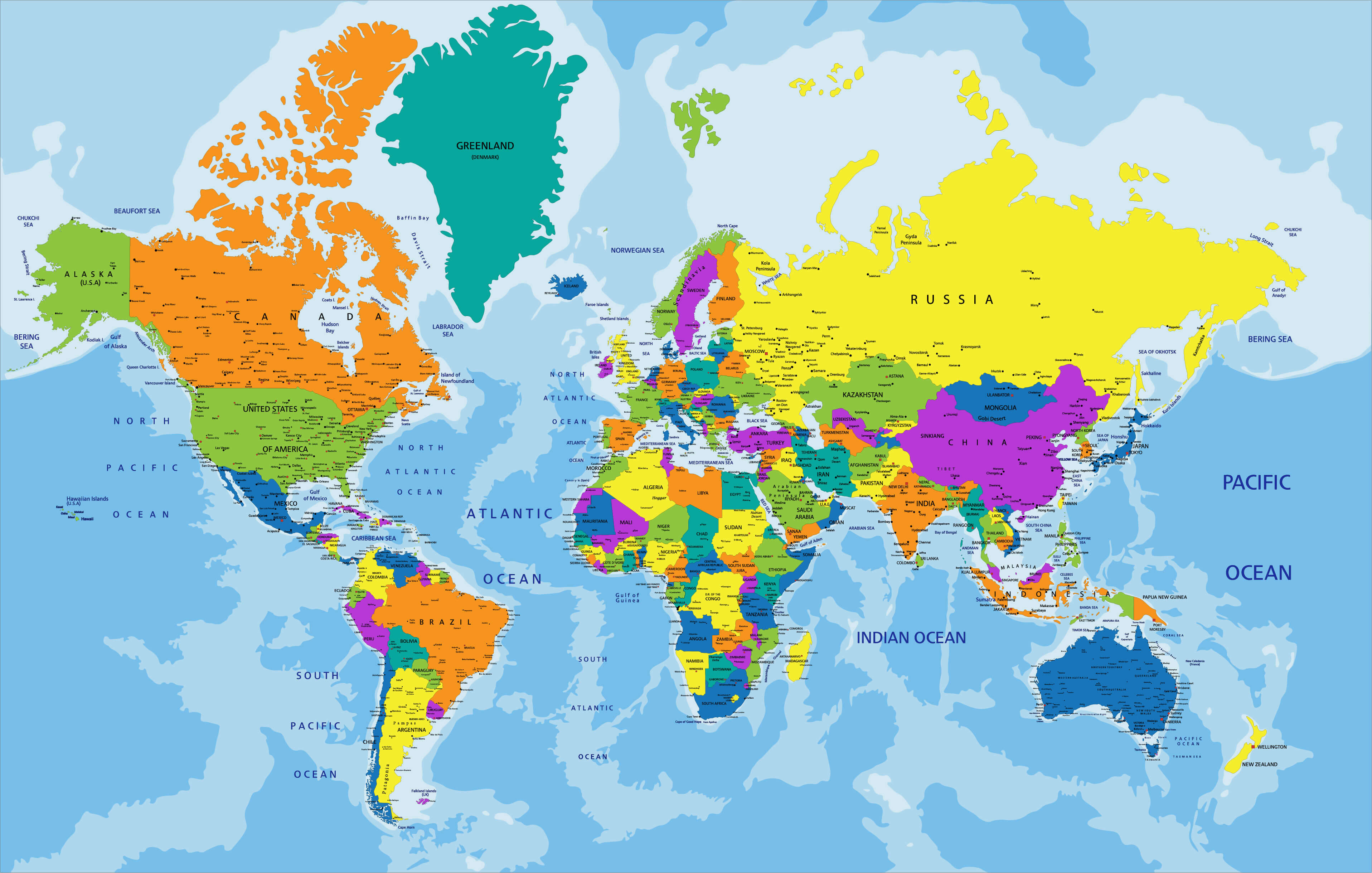 Cuantos países tiene oceanía