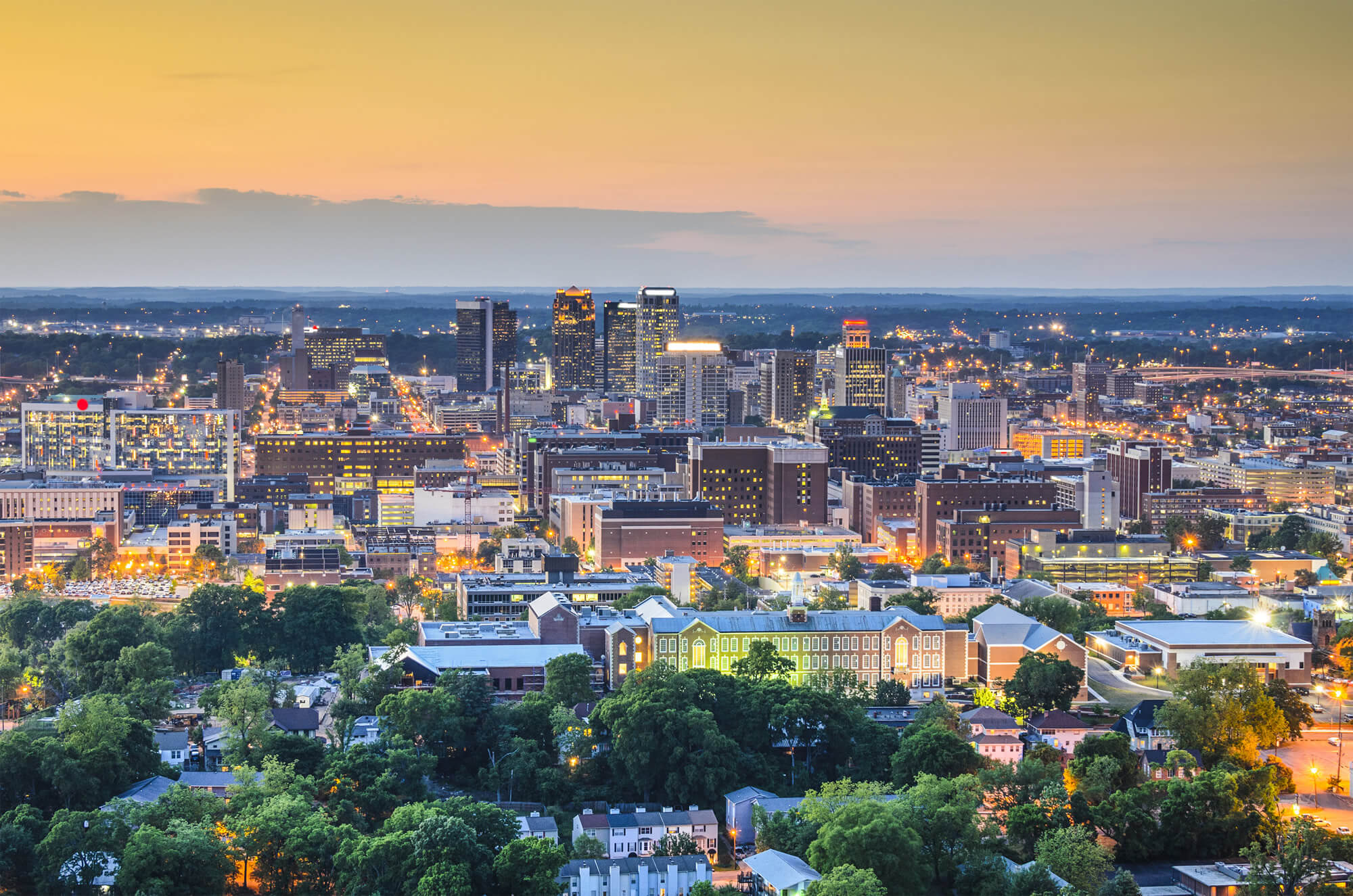 Birmingham Downtown Skyline