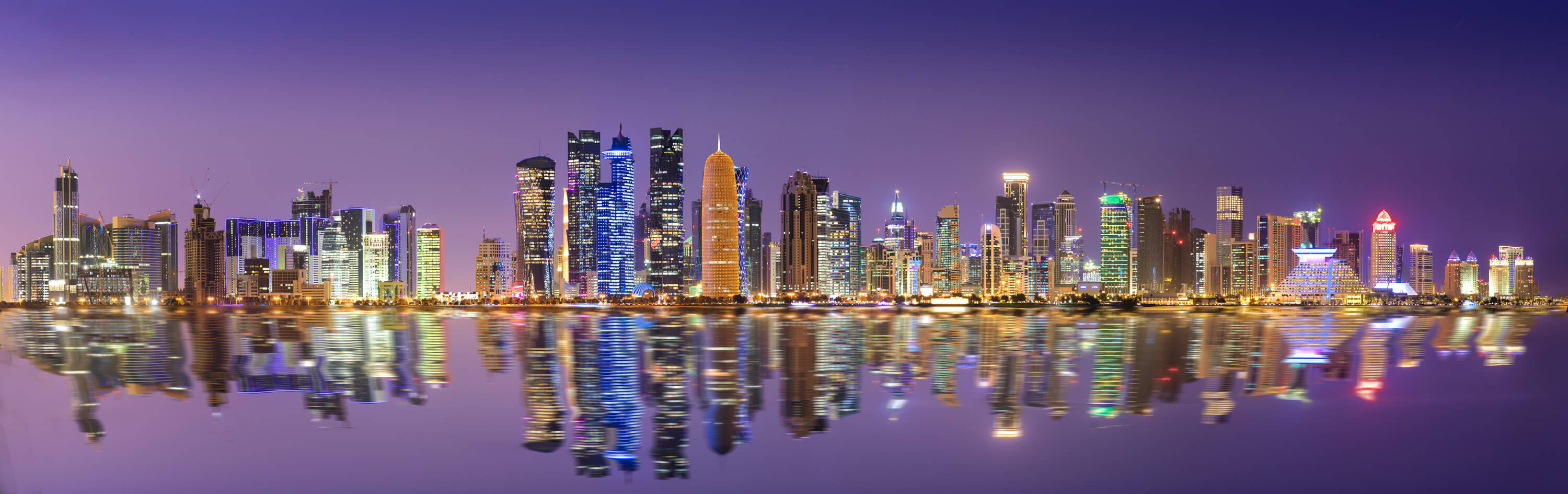 Doha, Qatar in the Night