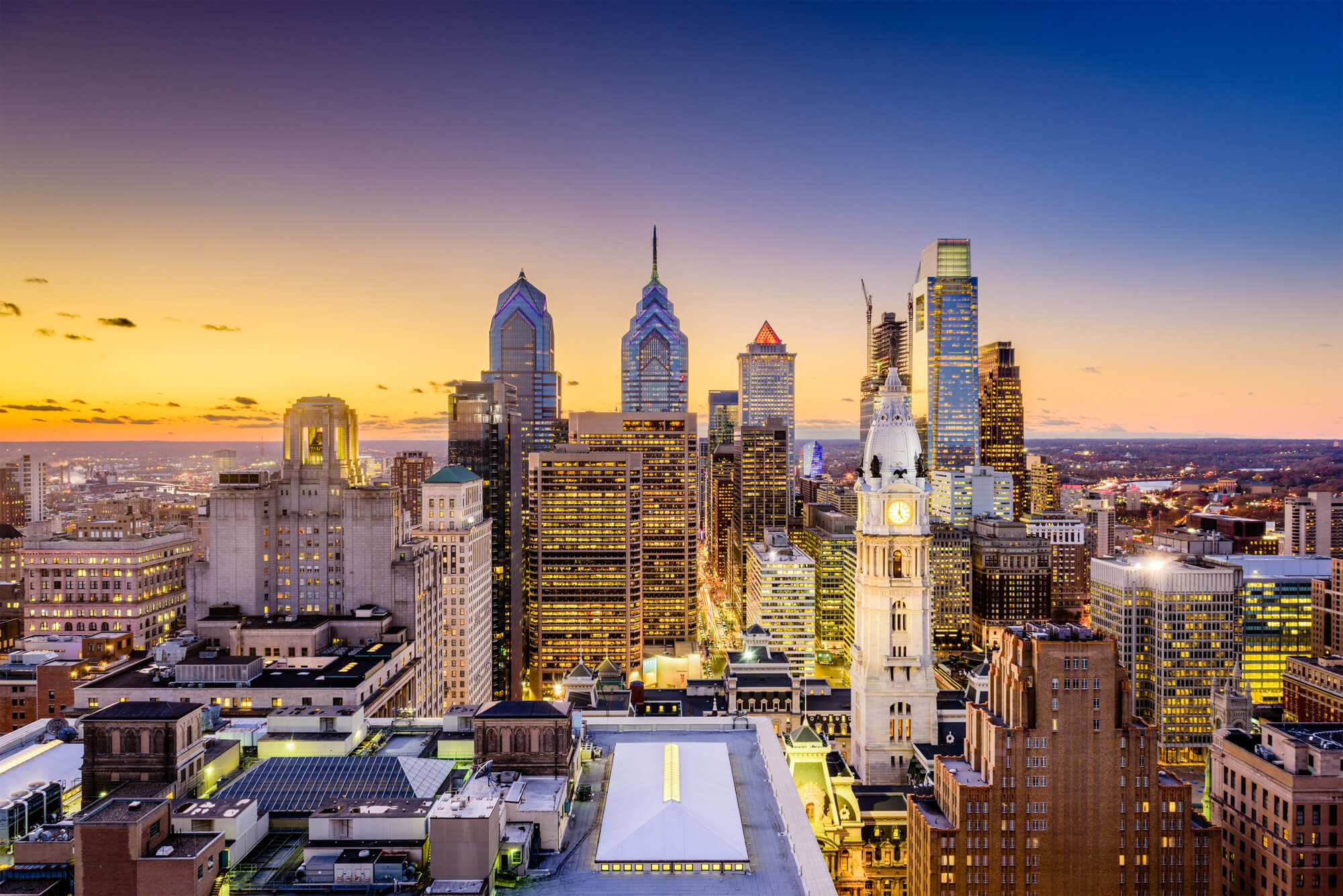 Downtown of Philadelphia, Pennsylvania