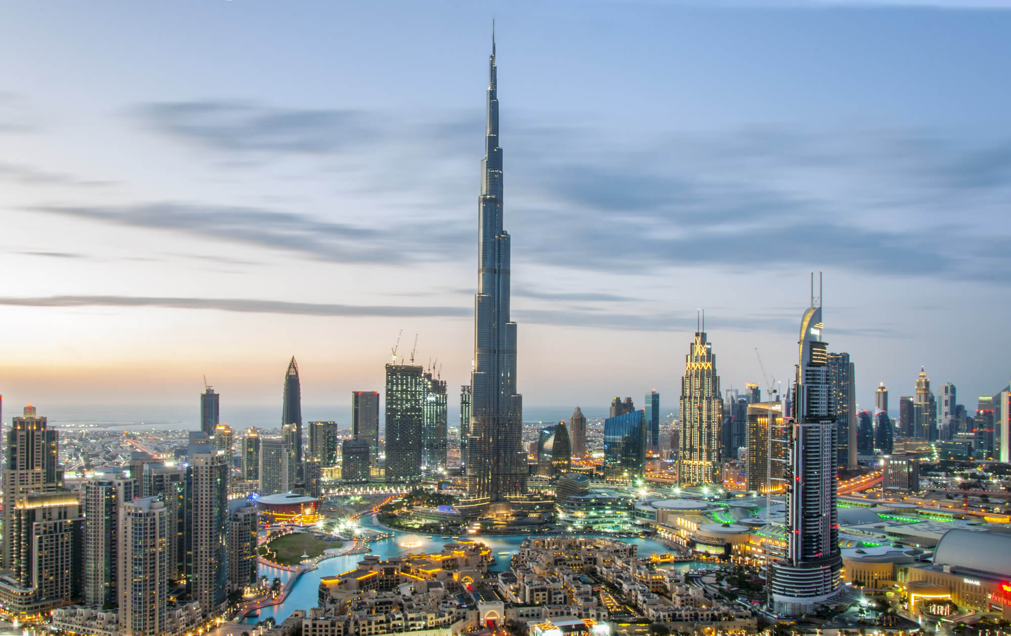Dubai Downtown cityscape