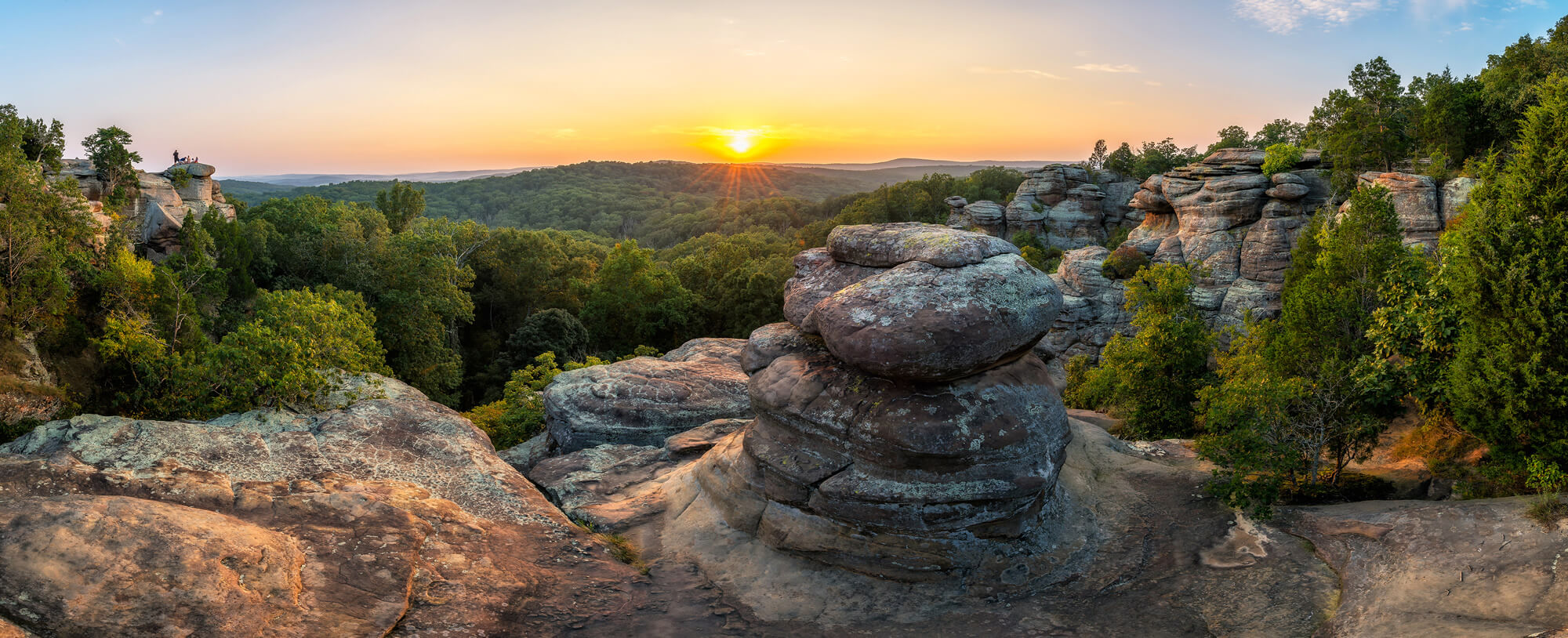 Garden of the Gods in Southern Illinois