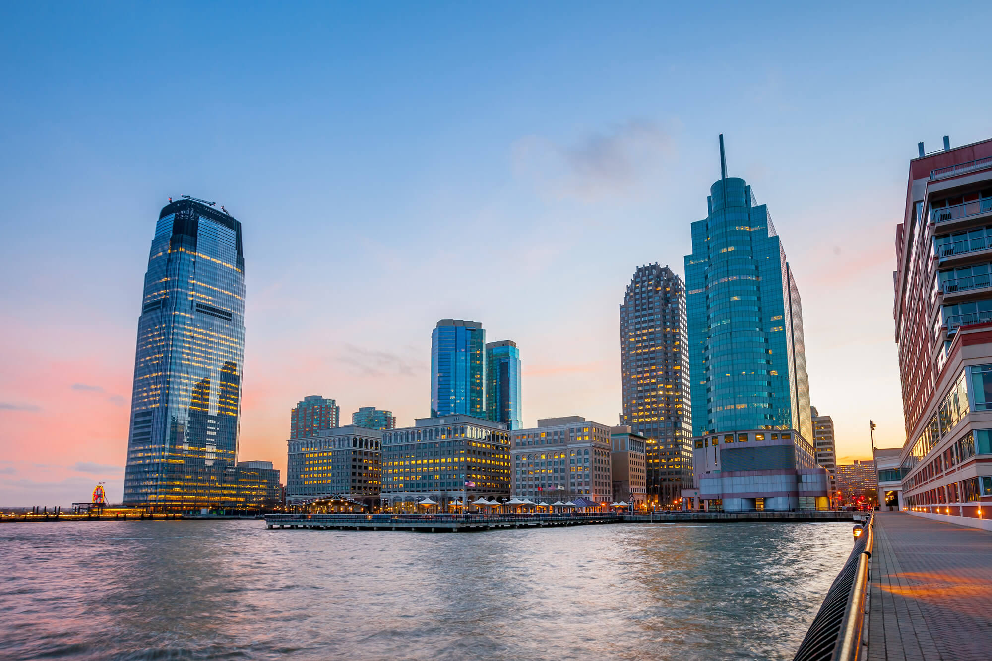 Hudson River in Jersey City