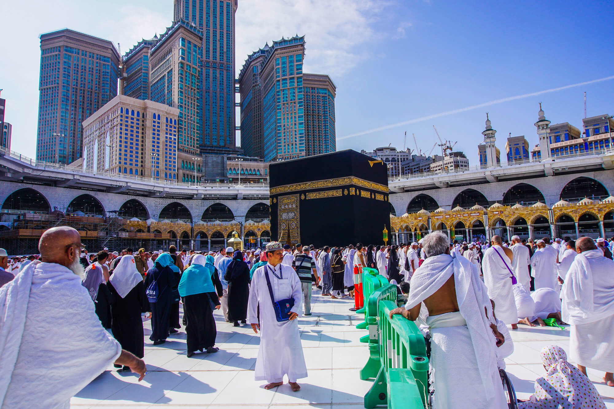 Kaaba when Performing Prayer, Mecca