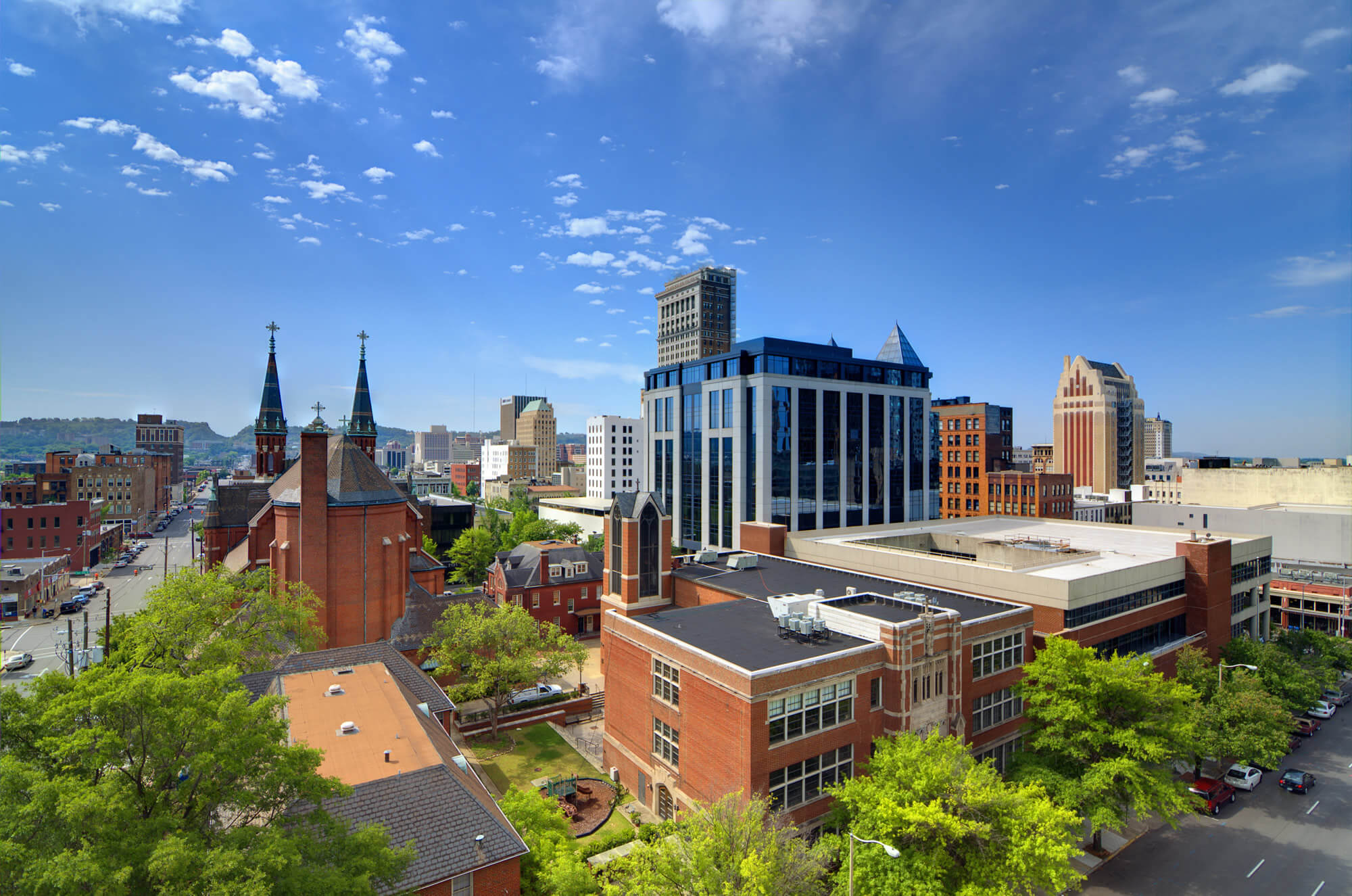 Metropolitan Skyline of Birmingham, Alabama.