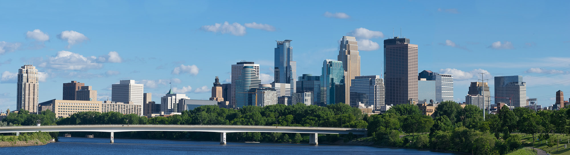 Mississippi River Minneapolis Skylines