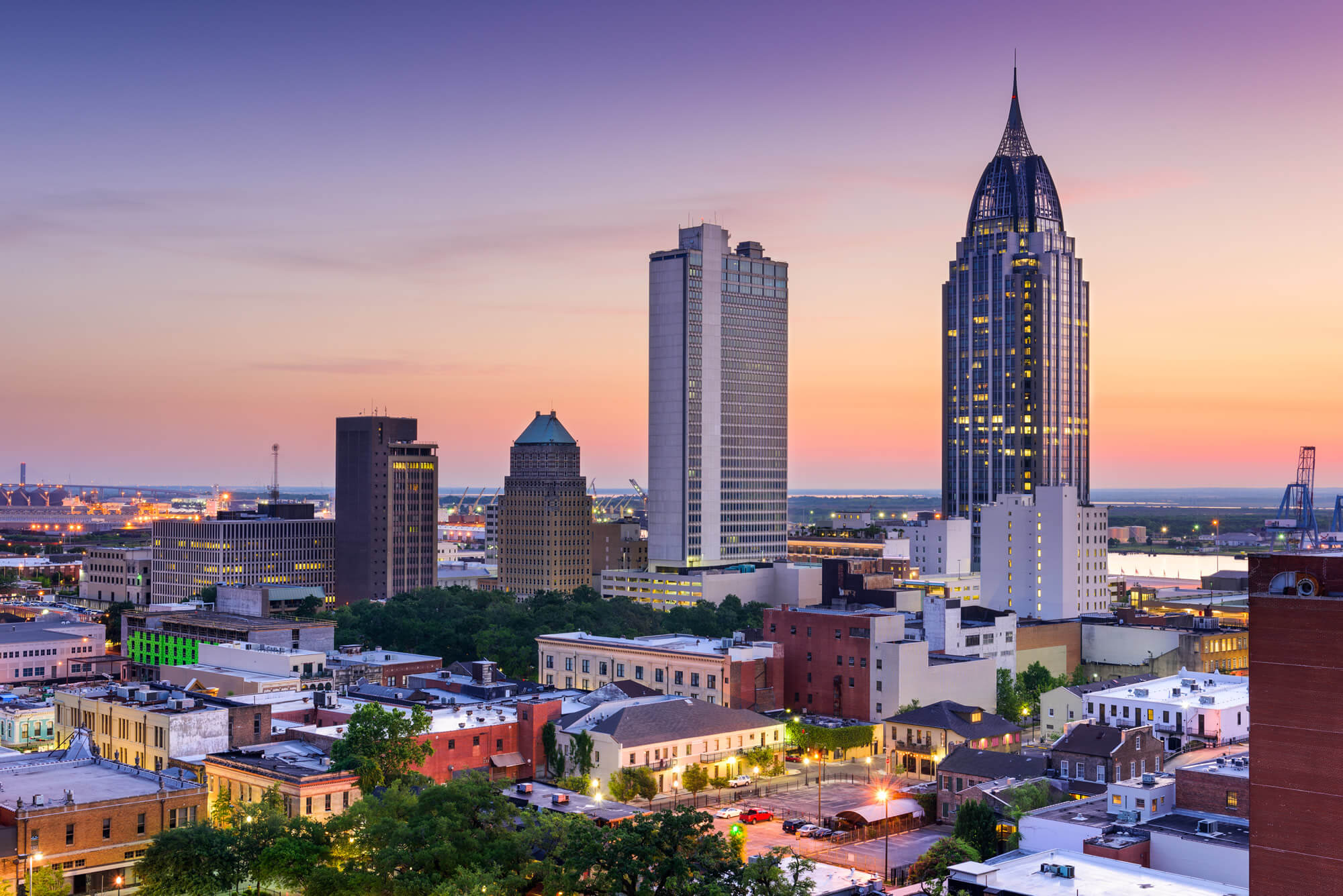 Mobile, Alabama Skylines