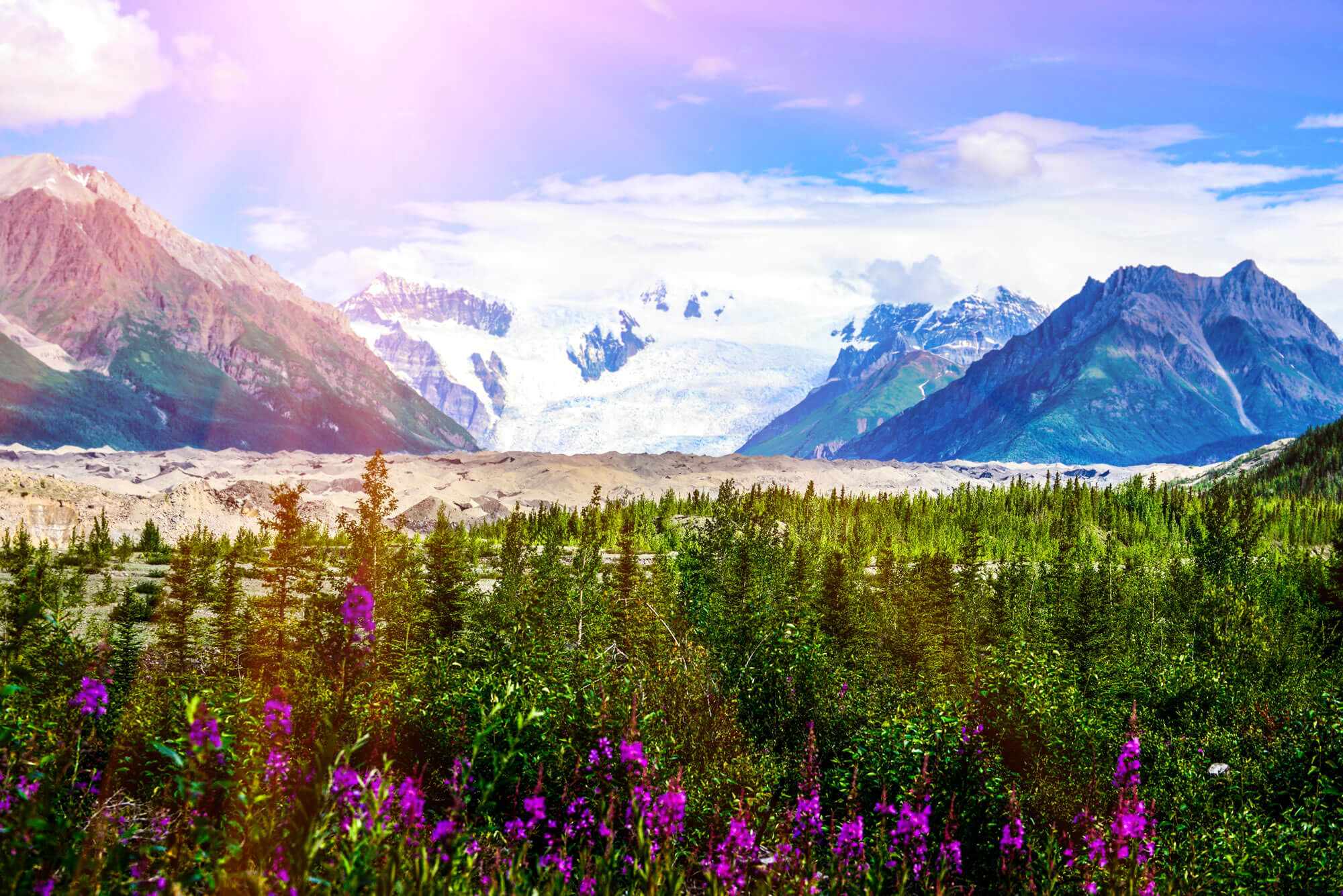 Mountain in Alaska, USA