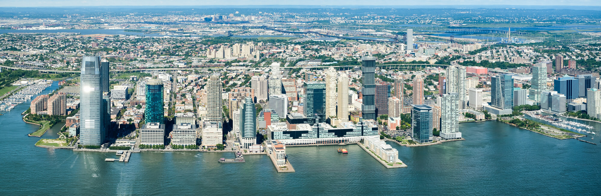 panoramic view of Jersey City