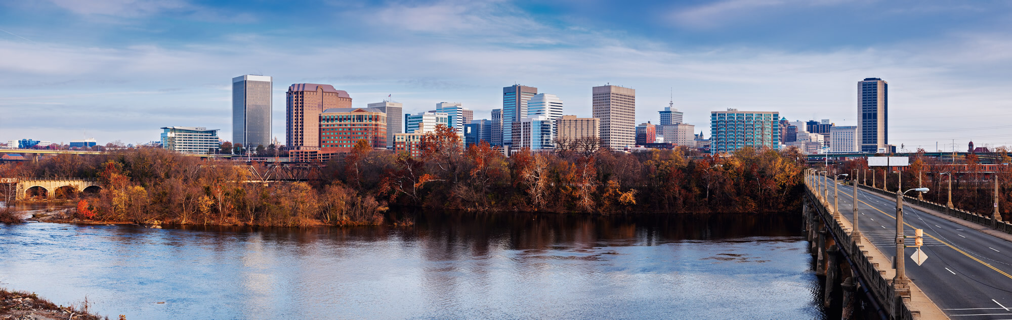 Panoramic view of Richmond