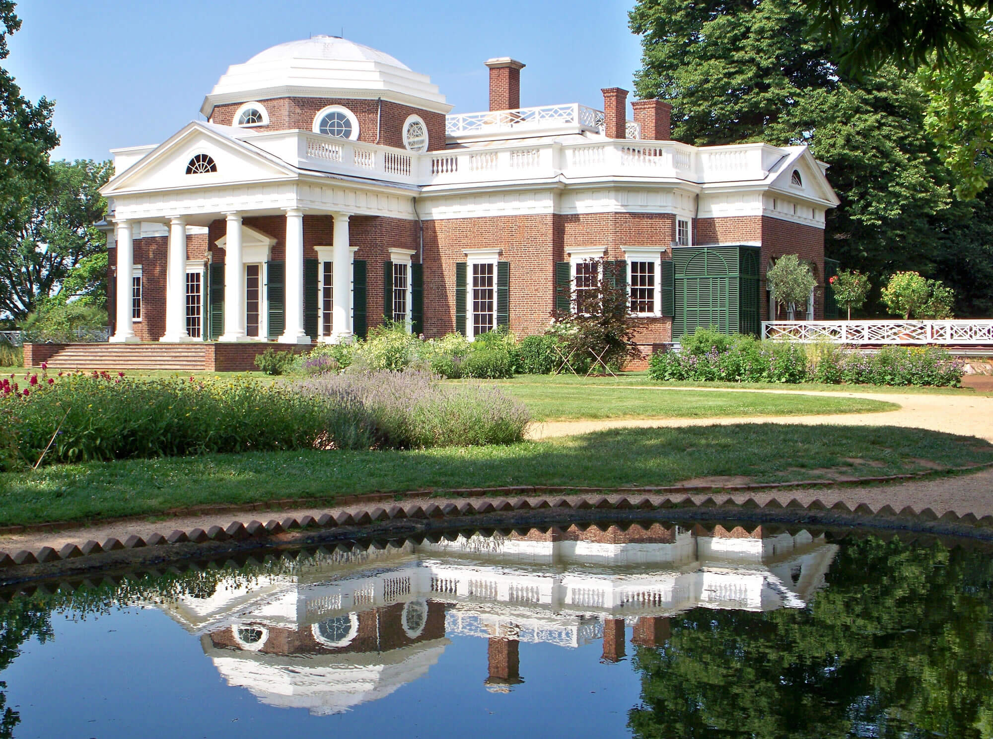 Reflections of Monticello, Virginia