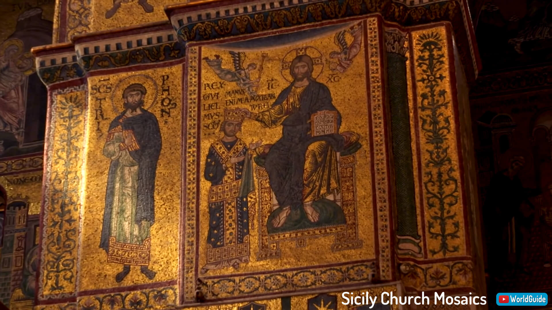 Sicily Church Mosaics Jesus